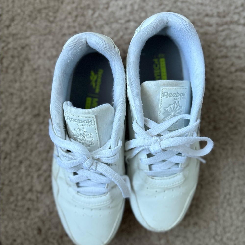Reebok Kids Classic White Sneakers